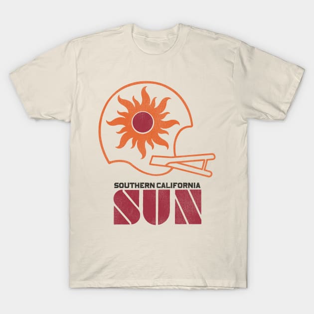 Defunct Southern California Sun Football Team T-Shirt by Defunctland